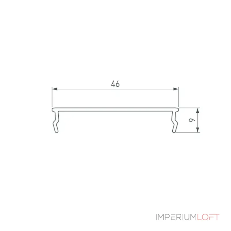 Рассеиватель ARH-LINE-4874-2000 OPAL Arlight 036346