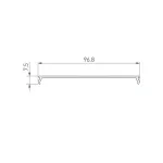 Рассеиватель ARH-POWER-W100-2000 OPAL Arlight 036367