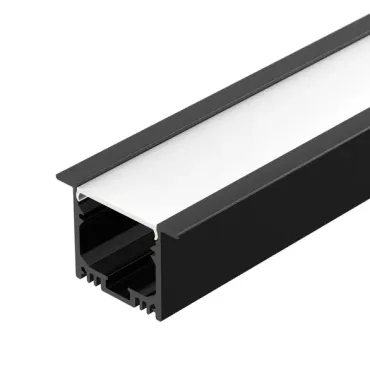 Arlight Профиль SL-LINIA49M-F-2000 BLACK Алюминий 036513