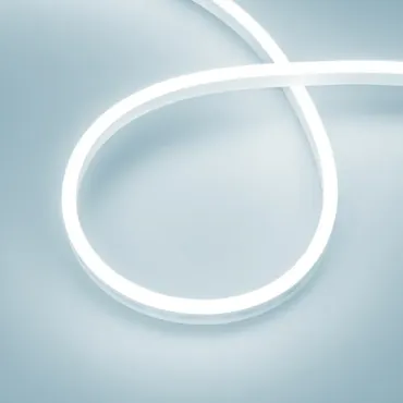 Светодиодная лента герметичная AURORA-PS-A120-12x6mm 24V White6000 (10W/m, IP65, 2835, 5m) Arlight 036673