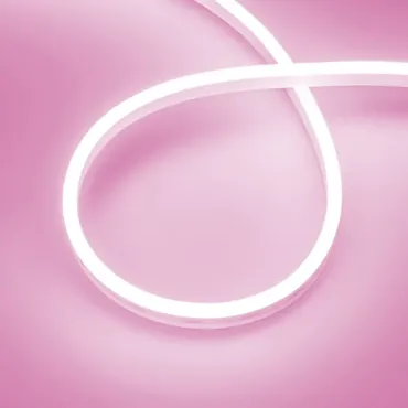 Светодиодная лента герметичная AURORA-PS-A120-12x6mm 24V Pink (10W/m, IP65, 2835, 5m) Arlight 036677