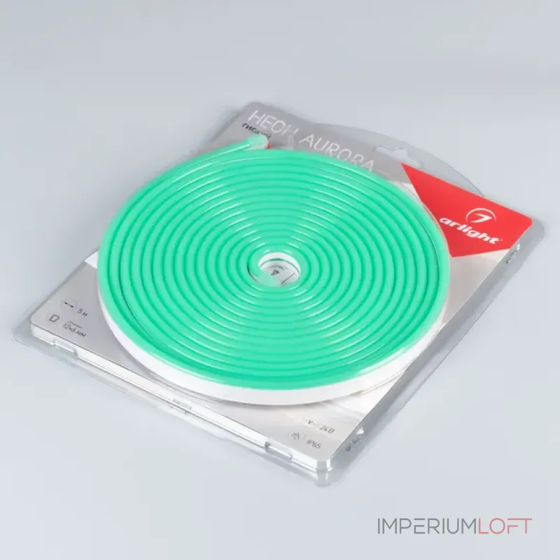 Светодиодная лента герметичная AURORA-PS-A120-12x6mm 24V Green (10W/m, IP65, 2835, 5m) Arlight 036680 Светодиодная лента герметичная AURORA-PS-A120-12x6mm 24V Green (10W/m, IP65, 2835, 5m) Arlight 036680