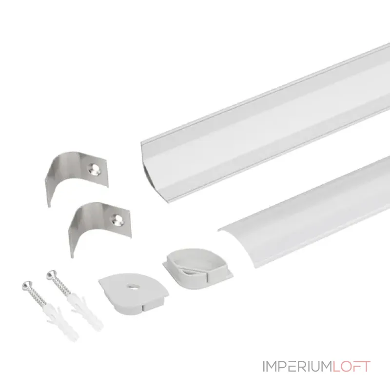Профиль для светодиодной ленты с экраном ARH-KANT-H30-2000 ANOD+OPAL Arlight 036771