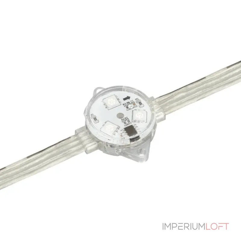 Модуль управляемый DMX-B3-D30 12V RGB (0.72W, IP68, 140 deg) Arlight 036772 Модуль управляемый DMX-B3-D30 12V RGB (0.72W, IP68, 140 deg) Arlight 036772