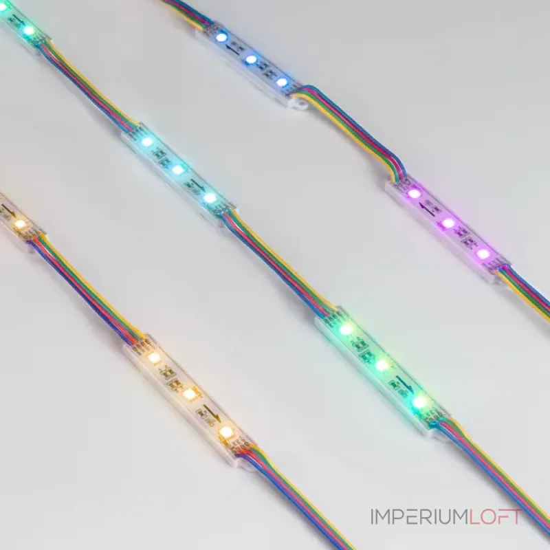 Модуль управляемый SPI-B3 12V RGB-RAM (0.6W, IP66, 120 deg) Arlight 036824