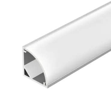 Профиль для светодиодной ленты с экраном SL-KANT-H16-2000 ANOD+OPAL Arlight 036843