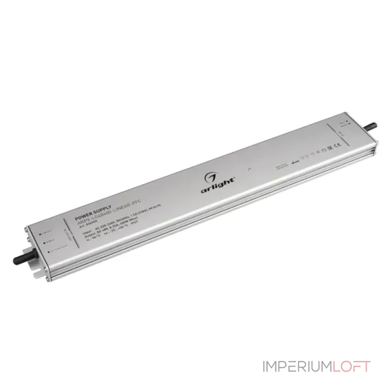 Блок питания ARPV-LG48400-LINEAR-PFC (48V, 8.33A, 400W, IP67) Arlight 036959 Блок питания ARPV-LG48400-LINEAR-PFC (48V, 8.33A, 400W, IP67) Arlight 036959