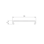 Рассеиватель SL-W33-2000 FROST Arlight 036972