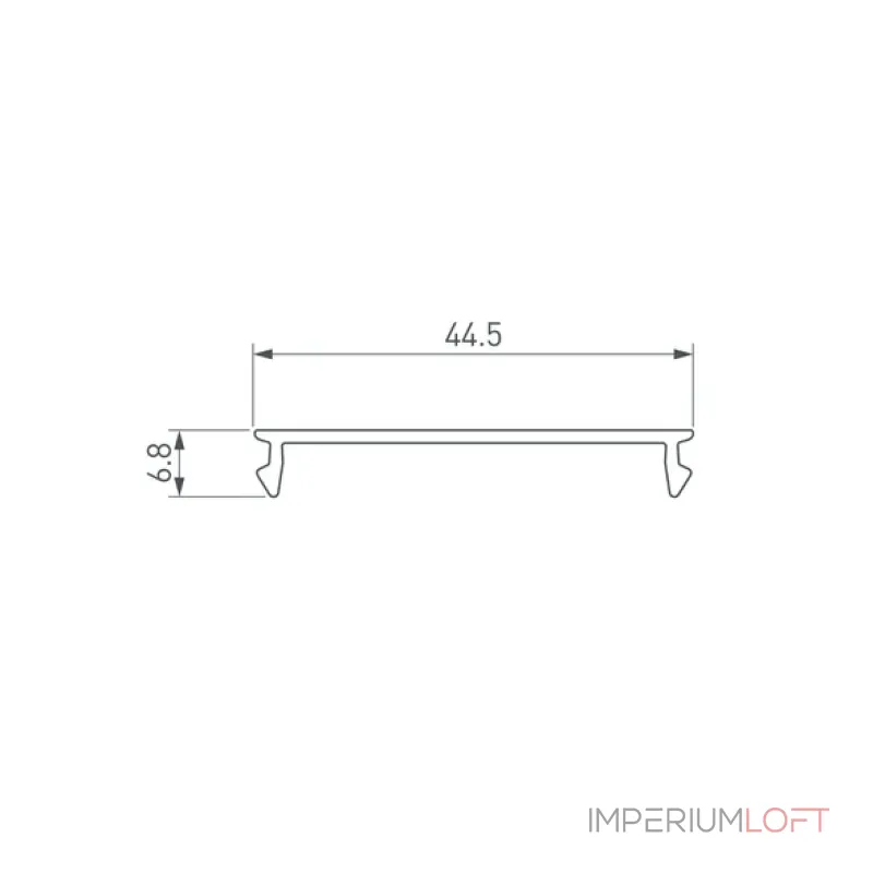 Рассеиватель для профиля SL-W45-2000 FROST Arlight SL-LINE 36974 Рассеиватель для профиля SL-W45-2000 FROST Arlight SL-LINE 36974