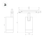 Трековый светильник Arlight ORIENT SPOT 37125