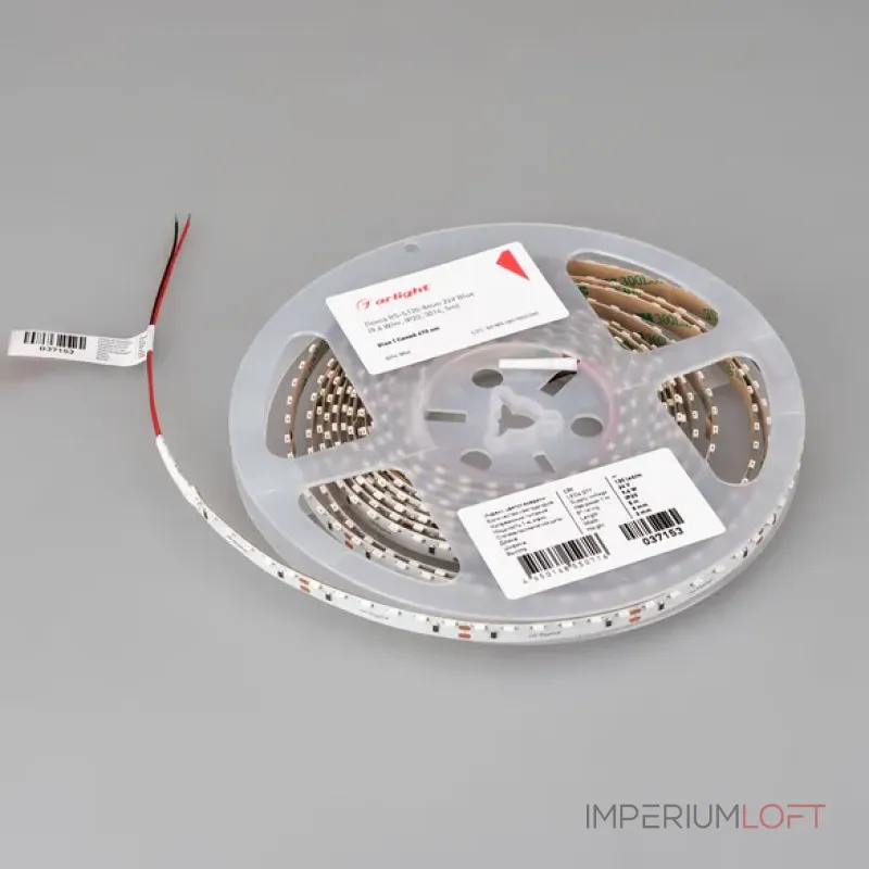 Светодиодная лента RS-S120-8mm 24V Blue (9.6W/m, IP20, 3014, 5m, боковое свечение) Arlight 037153 Светодиодная лента RS-S120-8mm 24V Blue (9.6W/m, IP20, 3014, 5m, боковое свечение) Arlight 037153