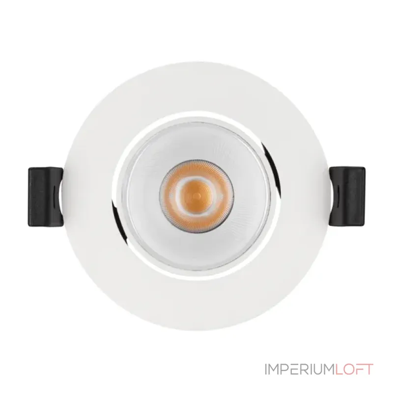 Arlight Светильник MS-FORECAST-BUILT-TURN-R82-8Вт Warm3000 WH-WH 32 deg 230В IP20 037187