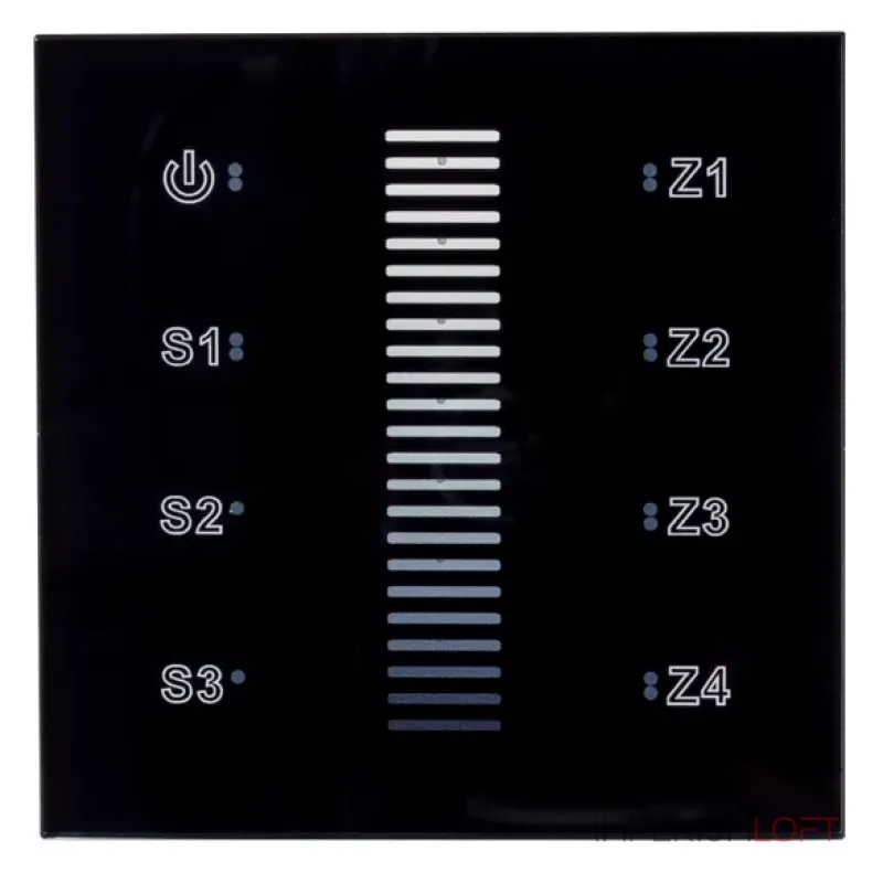 Сенсорная панель DALI-901-11-ADDR-3SC-DIM-DT6-IN Black (BUS, IARL, IP20) Arlight 037189