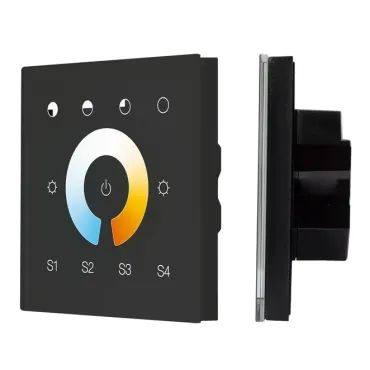 Сенсорная панель DALI-901-11-1G-4SC-MIX-DT8-IN Black (BUS/230V) Arlight 37195