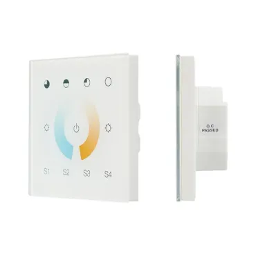 Сенсорная панель DALI-901-11-1G-4SC-MIX-DT8-IN White (BUS/230V, IARL, IP20) Arlight 037196 Сенсорная панель DALI-901-11-1G-4SC-MIX-DT8-IN White (BUS/230V, IARL, IP20) Arlight 037196