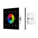 Сенсорная панель DALI-901-11-1G-4SC-RGBW-DT8-IN Black (BUS/230V, IARL, IP20) Arlight 037199