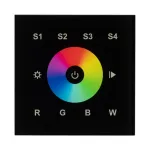 Сенсорная панель DALI-901-11-1G-4SC-RGBW-DT8-IN Black (BUS/230V, IARL, IP20) Arlight 037199