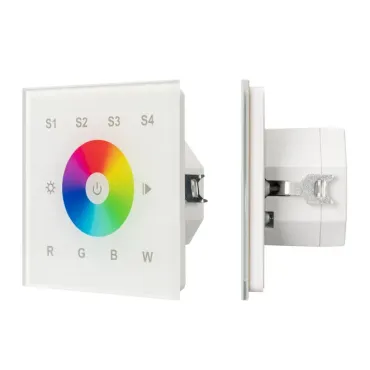 Сенсорная панель DALI-901-11-4G-RGBW-DT8-IN White (BUS/230V, IARL, IP20) Arlight 037202 Сенсорная панель DALI-901-11-4G-RGBW-DT8-IN White (BUS/230V, IARL, IP20) Arlight 037202