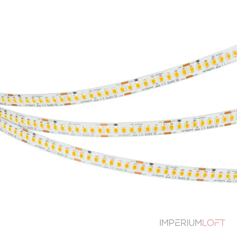 Arlight Лента UL-A200-10mm 24В Warm3000 20 В/м IP20 2835 5м 037224 Arlight Лента UL-A200-10mm 24В Warm3000 20 В/м IP20 2835 5м 037224