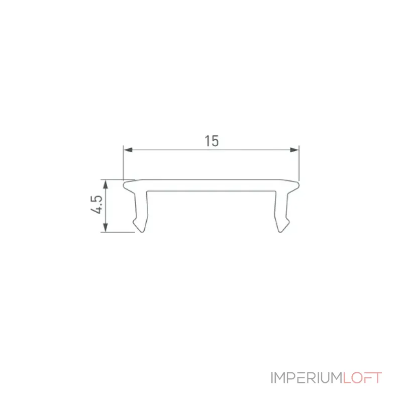 Рассеиватель SL-W15-S-2000 OPAL Arlight 037238