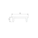 Рассеиватель SL-W15-S-2000 CLEAR Arlight 037239