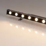 Прожектор AR-LINE-500-9W Warm3000 (GR, 30 deg, 230V, IP65) Arlight 037366(1)