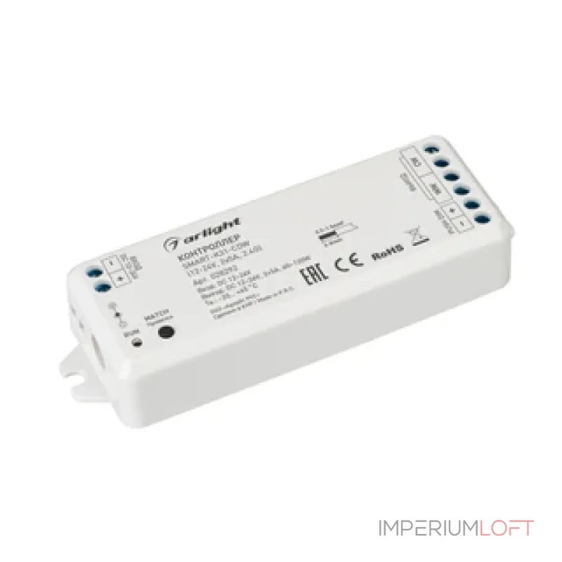 2-канальный усилитель SMART-PWM-1022-MIX-SUF (12-24V, 2x2.5A, IARL, IP20) Arlight 037407