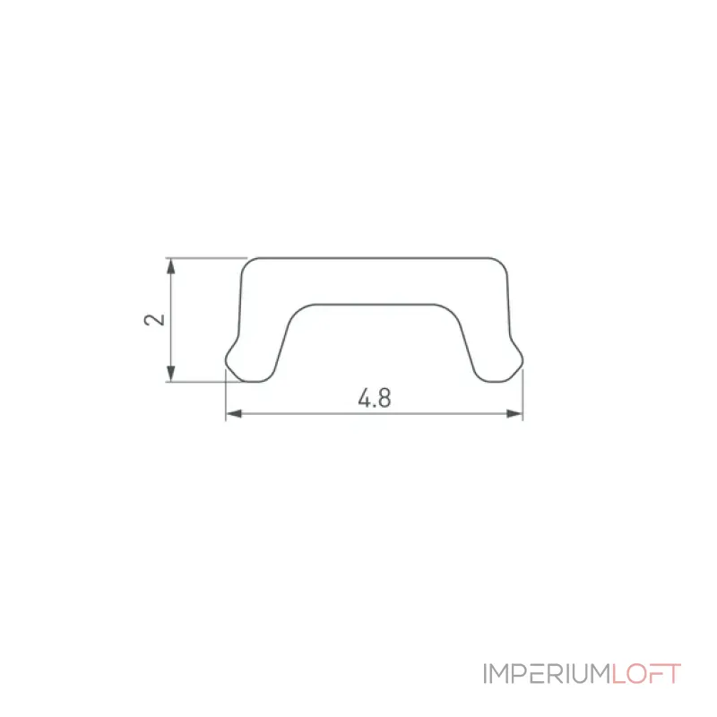 Рассеиватель ARH-MICRO-0607-2000 OPAL Arlight 037442
