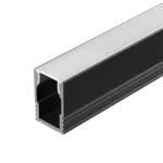 Заглушка SL-MINI-8-H12 BLACK с отверстием Arlight 037506