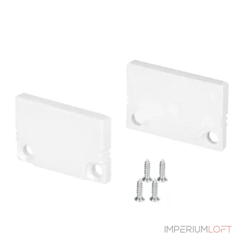 Заглушка SL-SLIM20-H13 WHITE с отверстием Arlight 037536