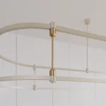 Коннектор жесткий с питанием ART-APRIORI-CON-ROD-A-L260-POWER (GD, вертикальный, IP20) Arlight 037631