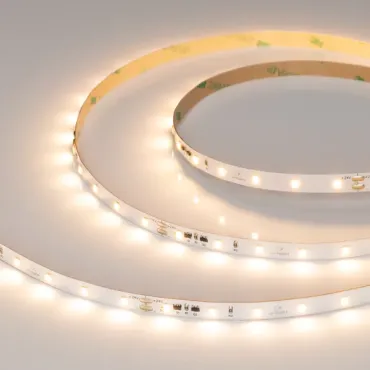 Светодиодная лента IC-A60-8mm 24V Warm2700 (4.8W/m, IP20, 2835, 10m, стабилизированная) Arlight 037958 Светодиодная лента IC-A60-8mm 24V Warm2700 (4.8W/m, IP20, 2835, 10m, стабилизированная) Arlight 037958