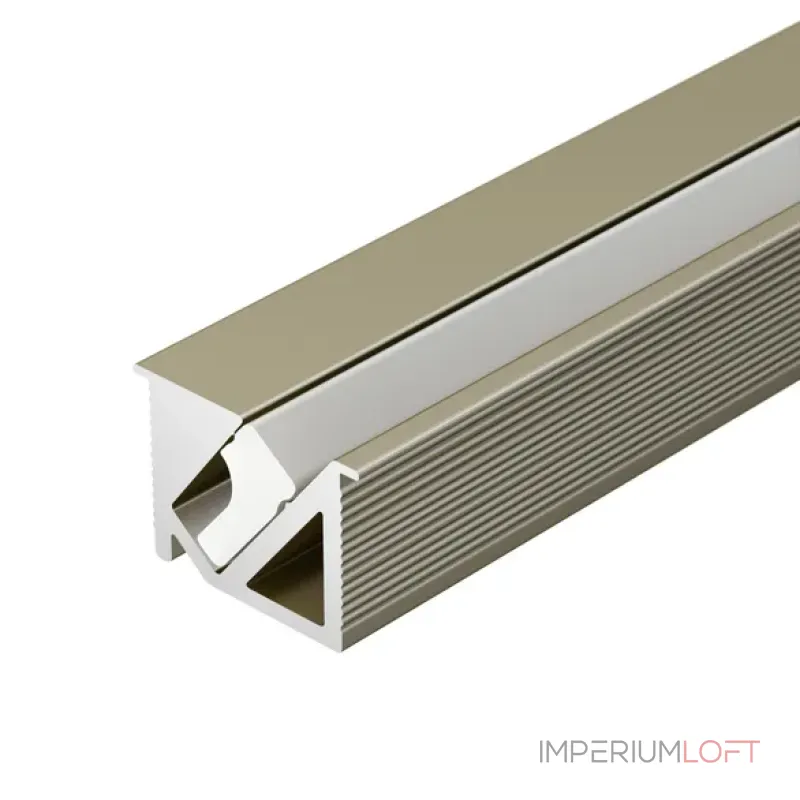 Профиль для светодиодной ленты SL-BEVEL-H10-F14-2000 ANOD OLIVE GREY Arlight 038200 Профиль для светодиодной ленты SL-BEVEL-H10-F14-2000 ANOD OLIVE GREY Arlight 038200