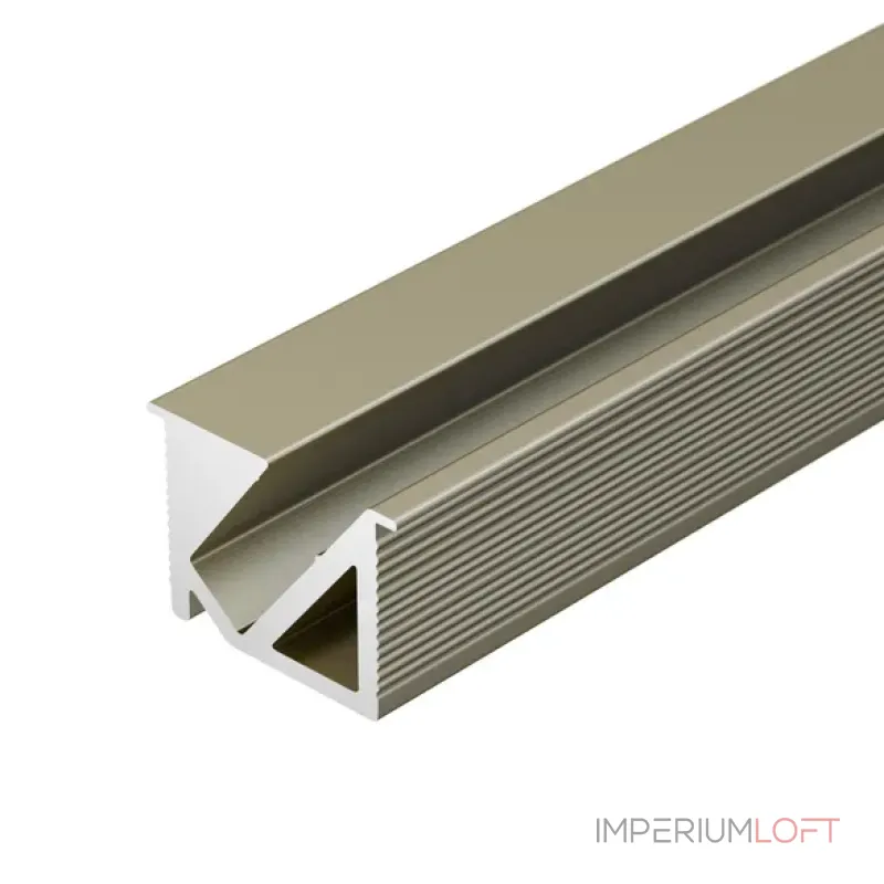 Профиль для светодиодной ленты SL-BEVEL-H10-F14-2000 ANOD OLIVE GREY Arlight 038200 Профиль для светодиодной ленты SL-BEVEL-H10-F14-2000 ANOD OLIVE GREY Arlight 038200