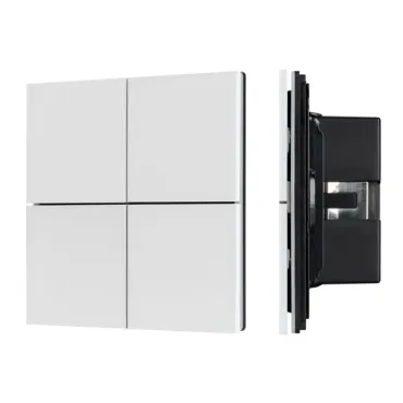 Arlight INTELLIGENT ARLIGHT Кнопочная панель KNX-304-23-IN White BUS Frameless IARL IP20 038365