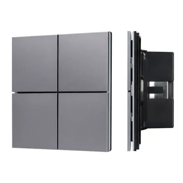 Кнопочная панель KNX-304-23-IN Grey (BUS, Frameless, IARL, IP20) Arlight 038366