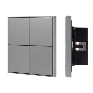 Кнопочная панель KNX-304-23-IN Grey (BUS, Frame, IARL, IP20) Arlight 038402
