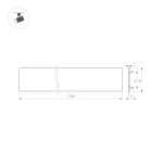 Крышка MAG-ORIENT-COVER-2620-1000 (WH) Arlight 038422