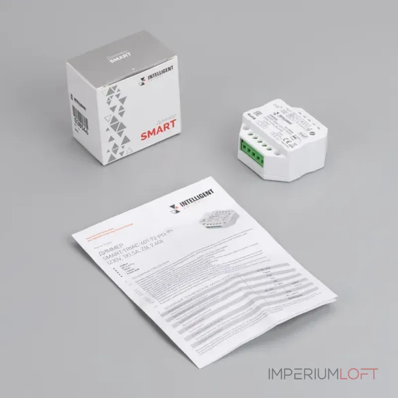 Диммер SMART-TRIAC-601-72-PD-IN (230V, 1x1.5A, ZB, 2.4G, IARL, IP20) Arlight 038546 Диммер SMART-TRIAC-601-72-PD-IN (230V, 1x1.5A, ZB, 2.4G, IARL, IP20) Arlight 038546