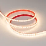 Светодиодная лента герметичная RTW-PR-A128-10mm 24V Warm3000 (9.6W/m, IP66, 2835, 5m, высок.эфф.150 лм/Вт) Arlight 038739