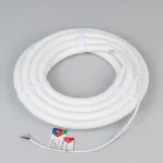 Светодиодная лента герметичная MOONLIGHT-TOP-G280-D18mm 24V RGB 360deg (13W/m, IP65, 3838, 5m, wire x1, Вывод прямой) Arlight 038762
