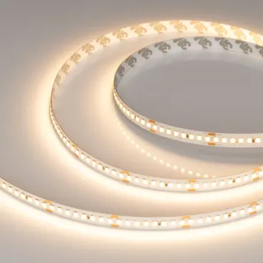 Светодиодная лента RT-A192-10mm 24V Warm2700 (17.6W/m, IP20, 2835, 5m, высок.эфф.150 лм/Вт) Arlight 038776 Светодиодная лента RT-A192-10mm 24V Warm2700 (17.6W/m, IP20, 2835, 5m, высок.эфф.150 лм/Вт) Arlight 038776