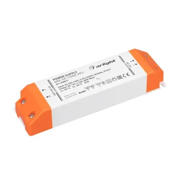 Блок питания ARV-SP-12050-PFC (12V, 4.16A, 50W, IP20) Arlight 038817 Блок питания ARV-SP-12050-PFC (12V, 4.16A, 50W, IP20) Arlight 038817