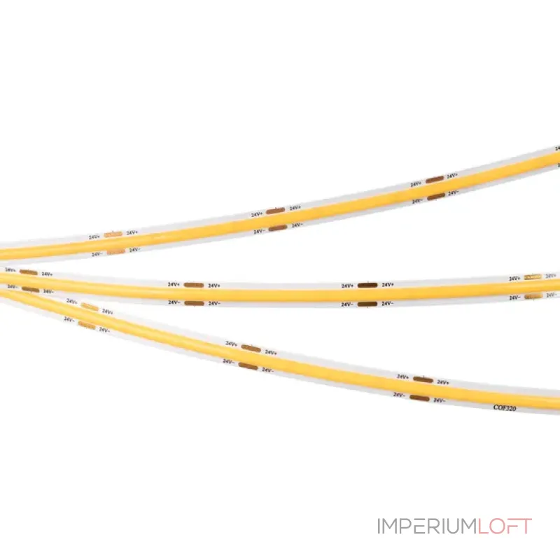 Светодиодная лента COB-X320-8mm 24V Warm2700 (8W/m, IP20, 5m) Arlight 039023(1) Светодиодная лента COB-X320-8mm 24V Warm2700 (8W/m, IP20, 5m) Arlight 039023(1)