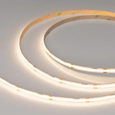 Светодиодная лента COB-X480-8mm 24V Warm3000 (8W/m, IP20, CSP, 5m) Arlight 039059