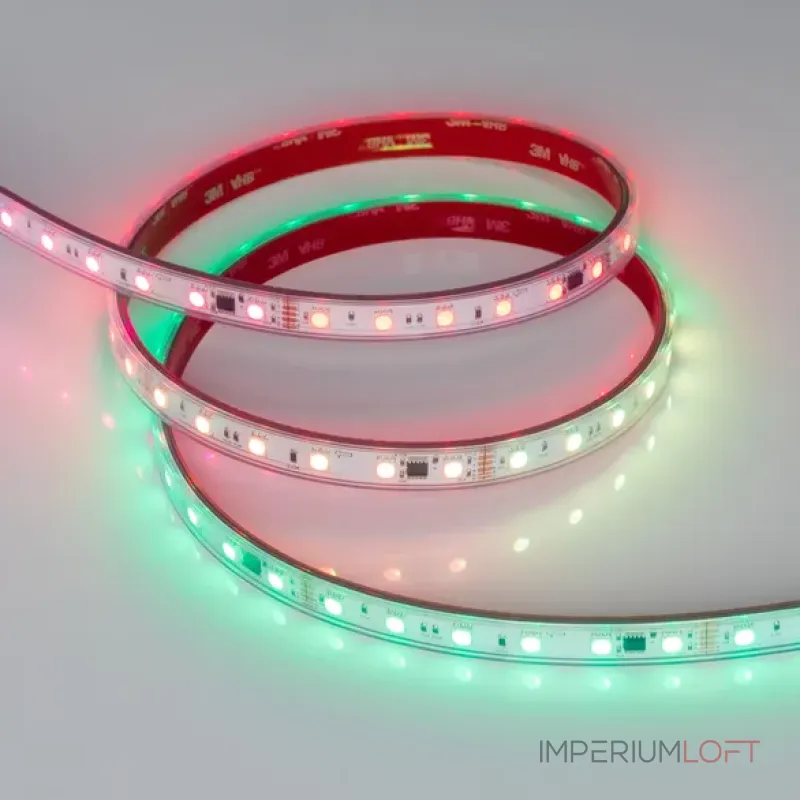 Светодиодная лента герметичная DMX-PS-B60-12mm 24V RGB-PX6 (14W/m, IP67, 5060, 5m) Arlight 039182