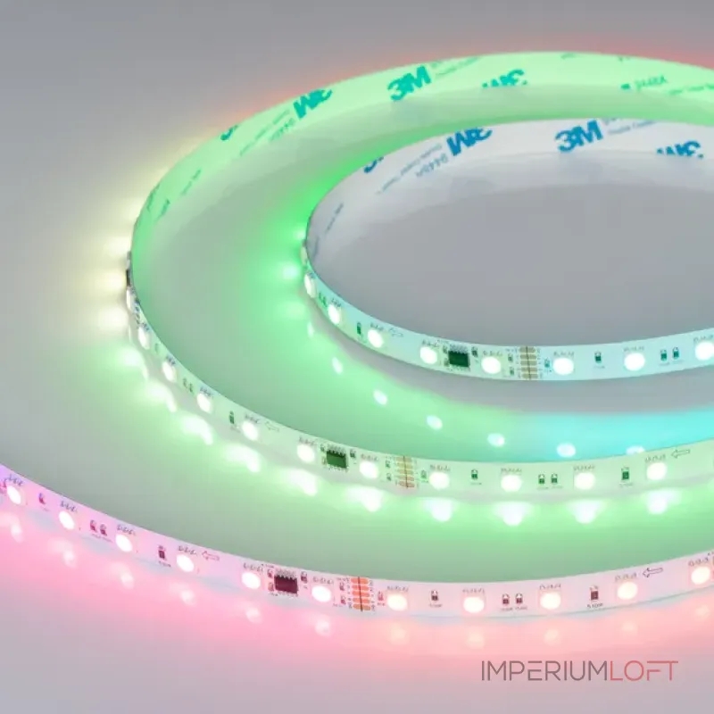 Светодиодная лента DMX-B60-10mm 24V RGB-PX6 (14W/m, IP20, 5060, 5m) Arlight 039183 Светодиодная лента DMX-B60-10mm 24V RGB-PX6 (14W/m, IP20, 5060, 5m) Arlight 039183