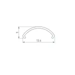 Рассеиватель ARH-ROUND-D16-2000 OPAL-PM Arlight 039221