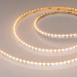 Светодиодная лента RS-S120-8mm 24V Warm2700 (9.6W/m, IP20, 3014, 5m, боковое свечение) Arlight 039430
