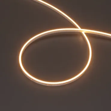 Светодиодная лента герметичная MOONLIGHT-SIDE-M196-03x06mm 24V Warm2300 (7.2W/m, IP54, 2216, 5m, wire x2, Вывод прямой) Arlight 039568